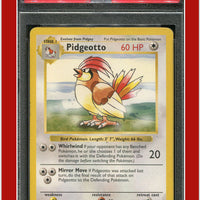 Base Set 22 Pidgeotto Shadowless PSA 6