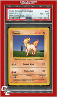 Base Set 60 Ponyta Shadowless PSA 8
