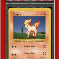 Base Set 60 Ponyta Shadowless PSA 8