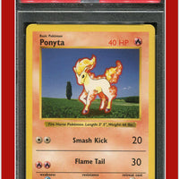 Base Set 60 Ponyta Shadowless PSA 8