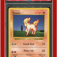 Base Set 60 Ponyta Shadowless PSA 8