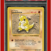 Base Set 62 Sandshrew Shadowless PSA 7