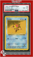 Base Set 65 Staryu Shadowless PSA 8
