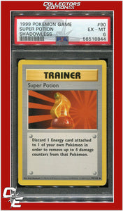 Base Set 90 Super Potion Shadowless PSA 6