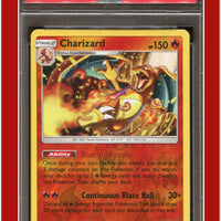 Team Up 14 Charizard Reverse Foil PSA 7