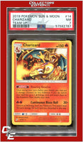 Team Up 14 Charizard PSA 7
