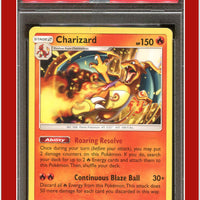 Team Up 14 Charizard PSA 8