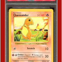 Base Set 46 Charmander Shadowless PSA 7