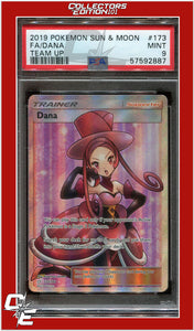 Team Up 173 Full Art/Dana PSA 9