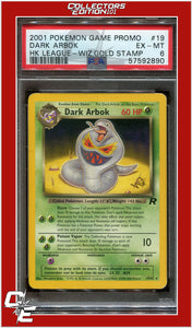 Team Rocket Promo 19 Dark Arbok W Stamp PSA 6