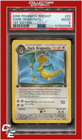 Team Rocket 22 Dark Dragonite 1st Edition PSA 2
