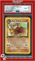 Team Rocket 23 Dark Dugtrio 1st Edition PSA 8
