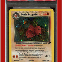 Team Rocket 6 Dark Dugtrio Holo PSA 8