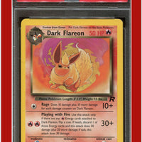 Team Rocket 35 Dark Flareon PSA 8