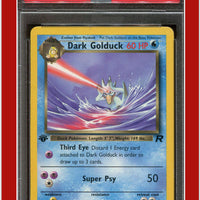 Team Rocket 37 Dark Golduck 1st Edition PSA 7