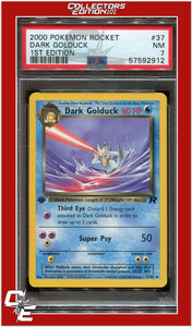 Team Rocket 37 Dark Golduck 1st Edition PSA 7