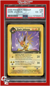 Team Rocket 38 Dark Jolteon PSA 6