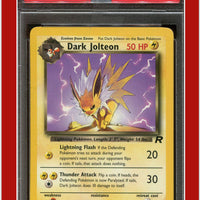 Team Rocket 38 Dark Jolteon PSA 8