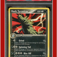 EX Team Rocket Returns 19 Dark Tyranitar PSA 8