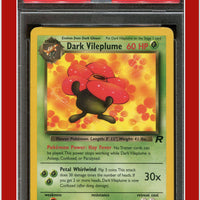 Team Rocket 30 Dark Vileplume PSA 7