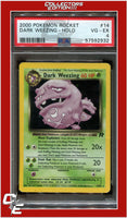 Team Rocket 14 Dark Weezing Holo PSA 4
