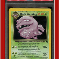 Team Rocket 14 Dark Weezing Holo PSA 4