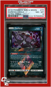 Ultra Prism 77 Darkrai Holo PSA 8