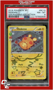 Generations Radiant Collection RC10 Dedenne PSA 8