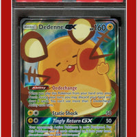 Unbroken Bonds 195a Full Art/Dedenne GX Alternate Art PSA 10