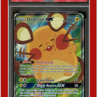 Unbroken Bonds 195a Full Art/Dedenne GX Alternate Art PSA 9