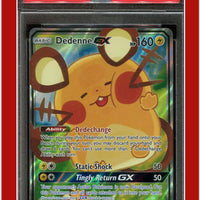 Unbroken Bonds 195a Full Art/Dedenne GX Alternate Art PSA 9