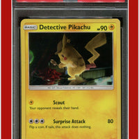 Detective Pikachu 10 Detective Pikachu Holo PSA 9