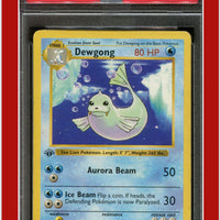 Base Set 25 Dewgong 1st Edition PSA 4