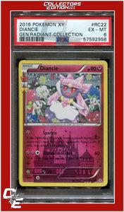 Generations Radiant Collection RC22 Diancie PSA 6