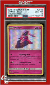 Hidden Fates SV36 Diancie Holo PSA 10