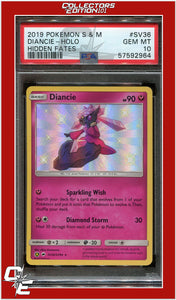 Hidden Fates SV36 Diancie Holo PSA 10