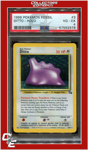 Fossil 3 Ditto Holo PSA 4