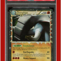 Heartgold & Soulsilver 107 Donphan Holo PSA 8