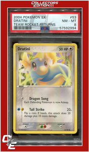 EX Team Rocket Returns 53 Dratini PSA 8