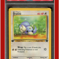 Team Rocket 53 Dratini 1st Edition PSA 4