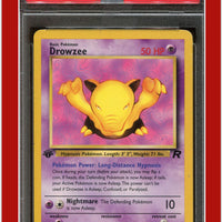 Team Rocket 54 Drowzee 1st Edition PSA 6