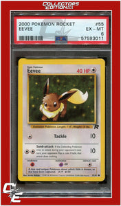 Team Rocket 55 Eevee PSA 6