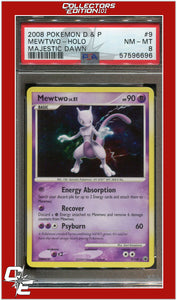 Majestic Dawn 9 Mewtwo Holo PSA 8