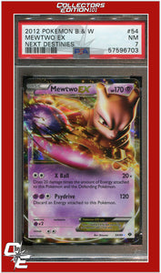 Next Destinies 54 Mewtwo EX PSA 7