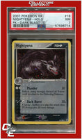 EX Power Keepers 18 Mightyena Holo Dark Blast Theme Deck PSA 7
