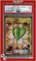 Ultra Prism 168 Full Art Missing Clover Secret PSA 7
