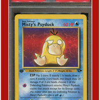 Gym Challenge 90 Misty's Psyduck 1st Edition PSA 6