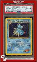 Gym Heroes 9 Misty's Seadra Holo PSA 8
