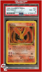 Fossil 27 Moltres PSA 8