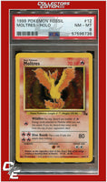 Fossil 12 Moltres Holo PSA 8
